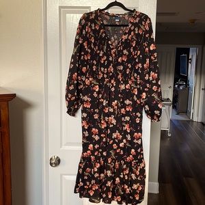 Old Navy midi dress with pockets